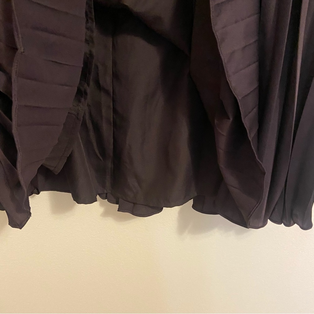 Ann Taylor Deep Purple Midi Skirt - Picture 6 of 11